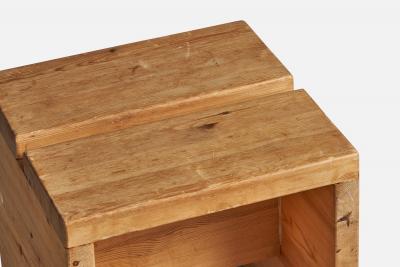 Swedish Designer Stools in Pine Sweden 1970s