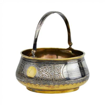 Sweetmeat Basket With Views Of Moscow Pavel Ovchinnikov Firm Moscow Russia