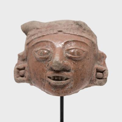 Teotihuacan Ceramic Head Fragment