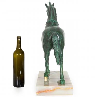 The Herculaneum Quadriga Horse Cavallo Mazzocchi After Antiquity