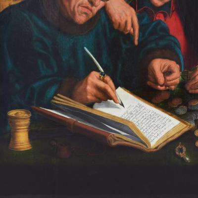 The Tax Collectors Or Publicans Follower Of Quinten Massys Flanders