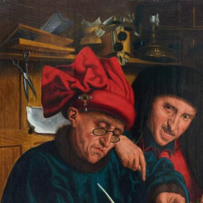 The Tax Collectors Or Publicans Follower Of Quinten Massys Flanders