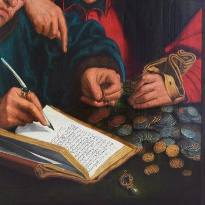 The Tax Collectors Or Publicans Follower Of Quinten Massys Flanders