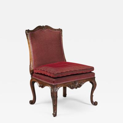 Thomas Chippendale Chippendale Director Period Single Mahogany Salon Drawing Room Chair