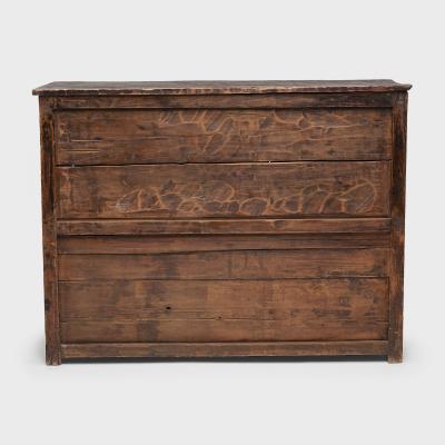Tibetan Green Red Poppy Cabinet