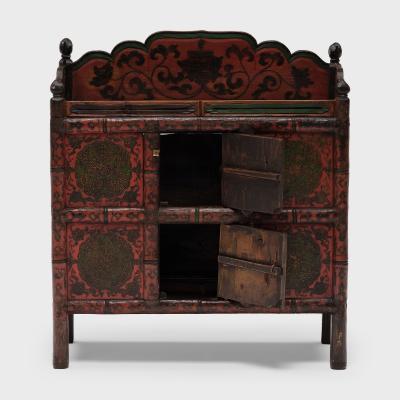 Tibetan Pegam Prayer Table