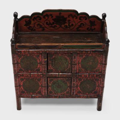 Tibetan Pegam Prayer Table
