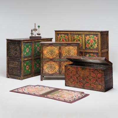 Tibetan Trailing Vines Cabinet