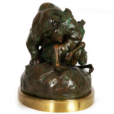 Tiger Surprising an Antelope Antoine Louis Barye