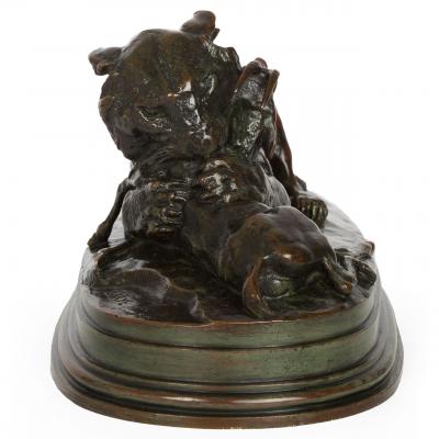 Tigre Devorant une Gazelle Antoine Louis Barye Barbedienne