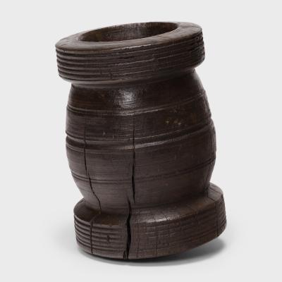 Turned Wooden Mortar