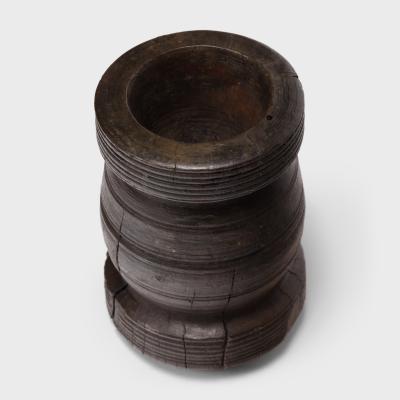 Turned Wooden Mortar