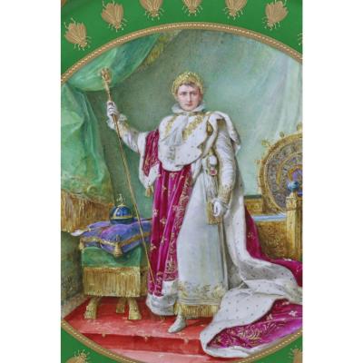 Unique Ceremonial Table Service With Portraits Of Emperor Napoleon I