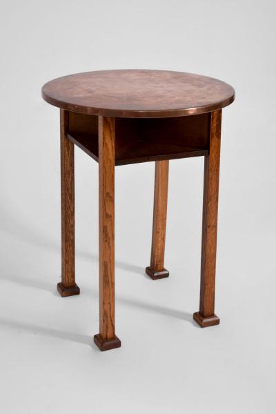 Viennese secession pedestal table 1910s 
