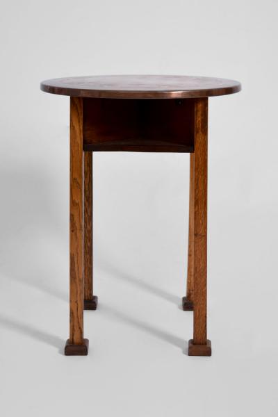 Viennese secession pedestal table 1910s 