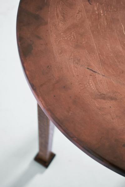 Viennese secession pedestal table 1910s 