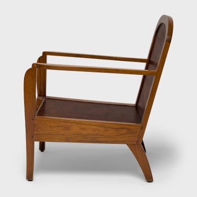 Vietnamese Deco Burl Armchair