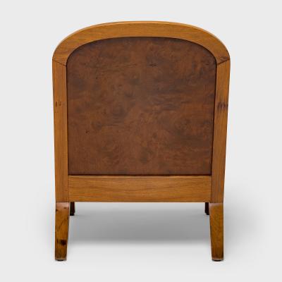 Vietnamese Deco Burl Armchair