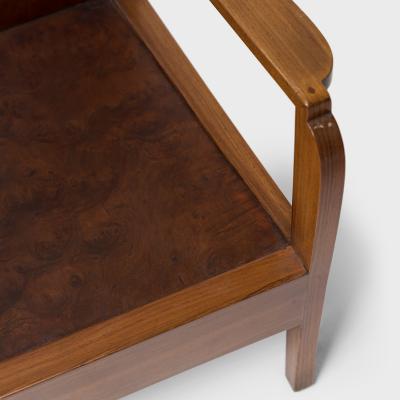 Vietnamese Deco Burl Armchair