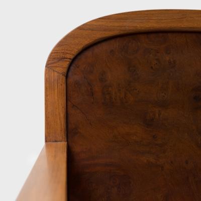 Vietnamese Deco Burl Armchair