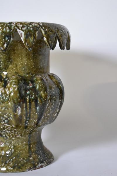 Villandry 45cm green honey ceramic vase Barracuda edition 