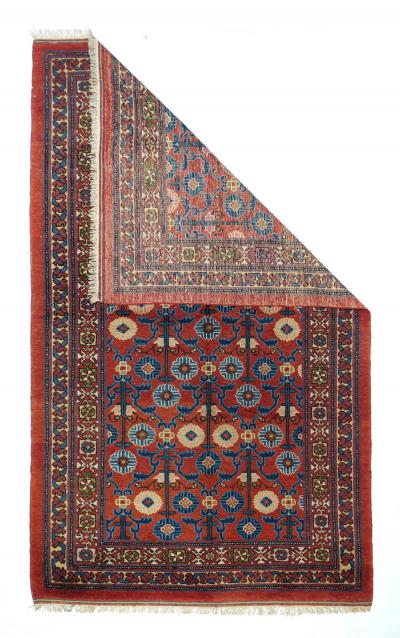 Vintage Khotan Samarghand Rug 4 4 x 7 4 