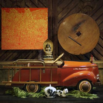 Vintage Pedal Fire Truck