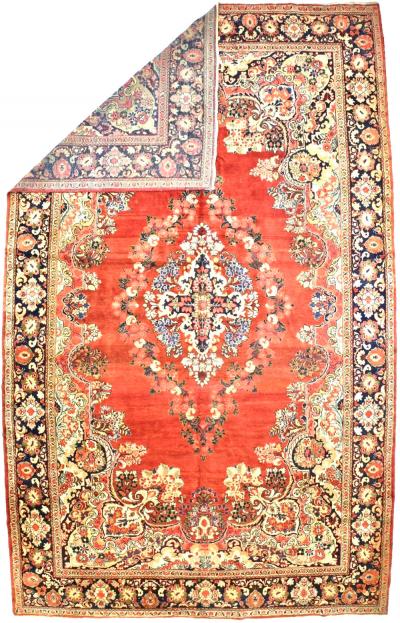 Vintage Persian Mahal Rug 1010 x 177 