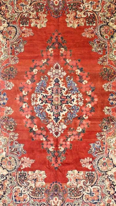 Vintage Persian Mahal Rug 1010 x 177 