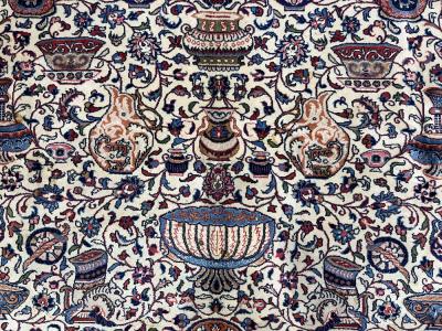 Vintage Persian Sarouk Rug 8 1 x 11 2 