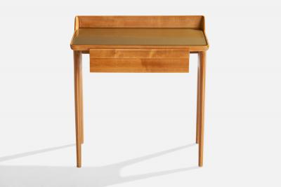 Vittorio Dassi Nightstands with Wood and Glass Italy 1950s