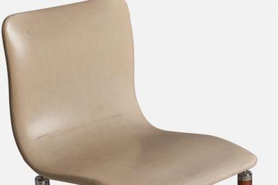 Vittorio Introini Chelsea Dining Room Chairs in Leather Italy 1960s