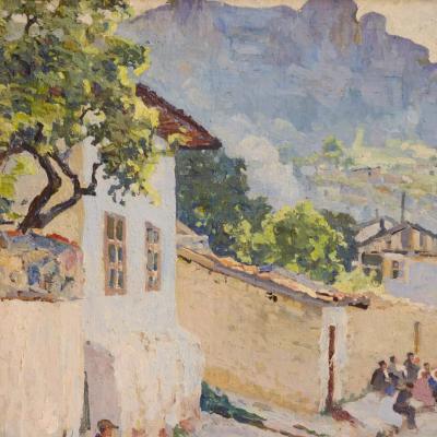 Vladimir Konstantinovich Yanovsky 1876 1966 Crimean Landscape Russia