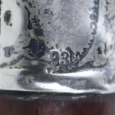Walking Cane With A Silver Handle In The Art Nouveau Style Russia