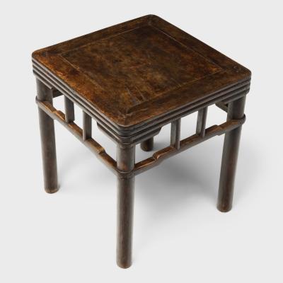 Walnut Fang Deng Square Stool