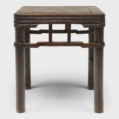 Walnut Fang Deng Square Stool