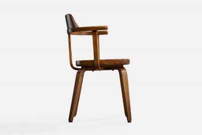 Walter Gropius Armchairs in Oak Austria 1950s