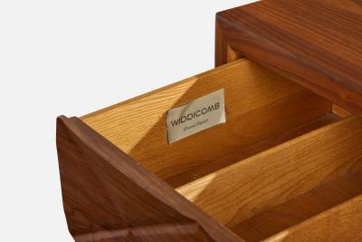 Widdicomb Dresser with Oak and Brass USA 1950s