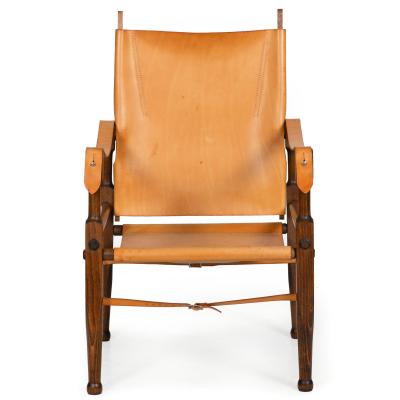 Wilhelm Kienzle Leather Safari Chair after Wilhelm Kienzle