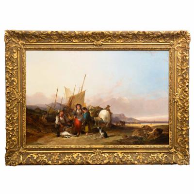 William Shayer Sr Sussex Coast 1854 William Shayer Sr 