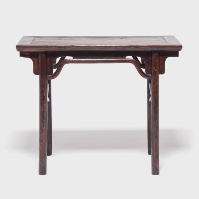 Wine Table with Crossed Stretchers
