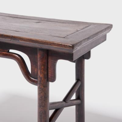 Wine Table with Crossed Stretchers