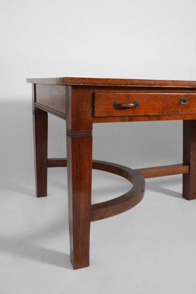 Wooden library table Portugal 1940s 