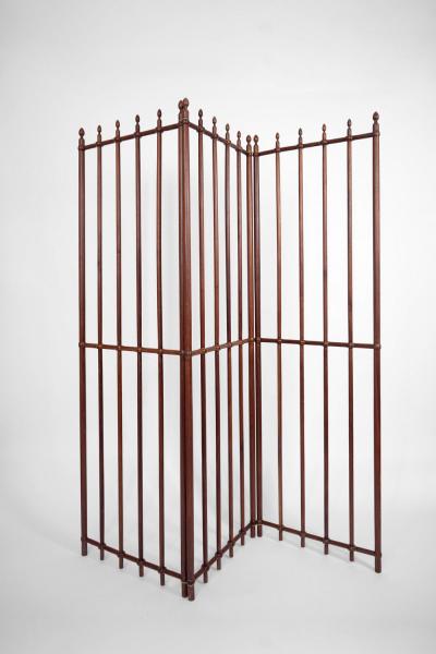 Wooden screen 19th c 