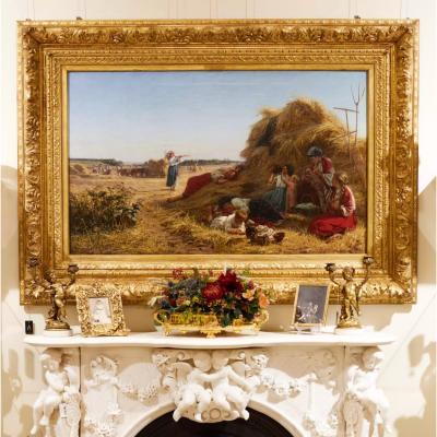 Working Noon Pavel Aleksandrovich Bryullov 1840 1914 Russia 1890