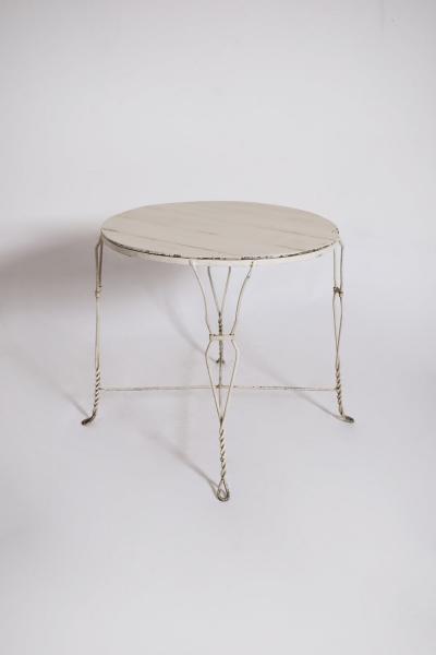 Wrought iron dining table 1920s 