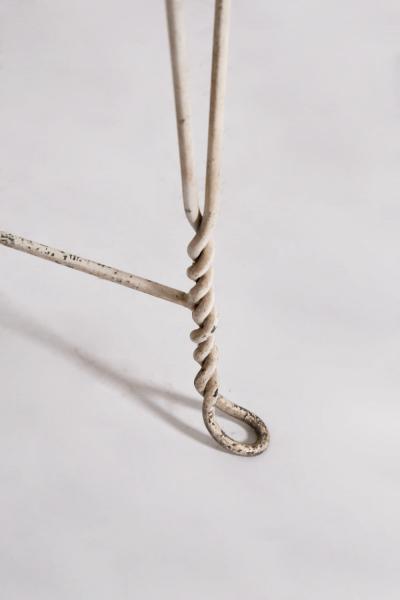 Wrought iron dining table 1920s 