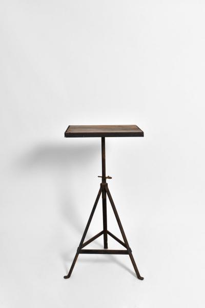 Wrought iron sculptors table 1950s 