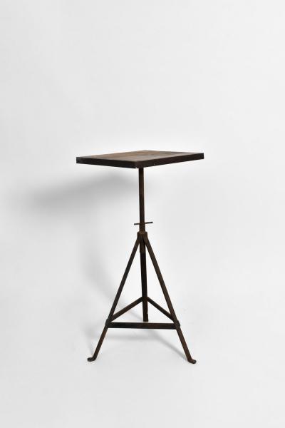 Wrought iron sculptors table 1950s 