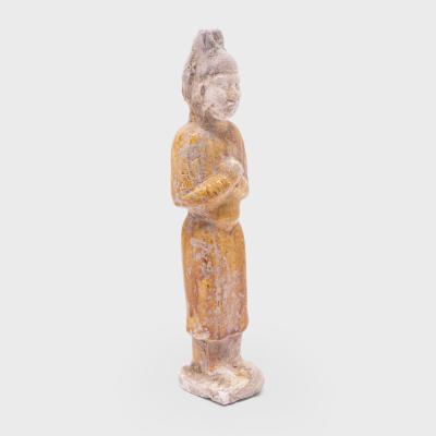 Yellow Glazed MIngqi Spirit Scholar